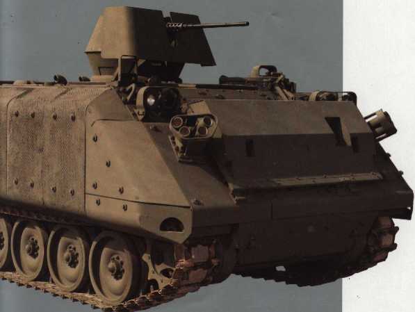 M113As Gavin with applique' armor and ACAV gunshields