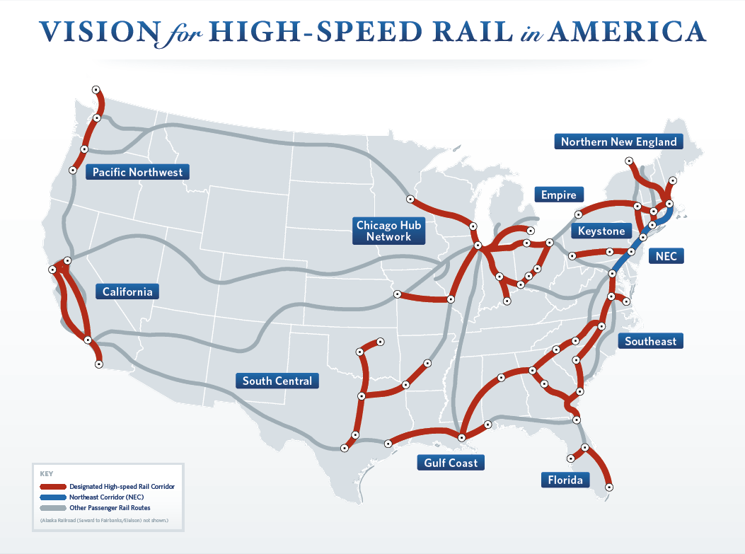 obama high speed rail corridor image