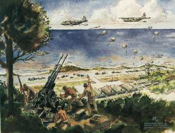 Image result for us army grenada war art