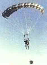 Military free-fall parachutist using HALO/HAHO Infiltration.