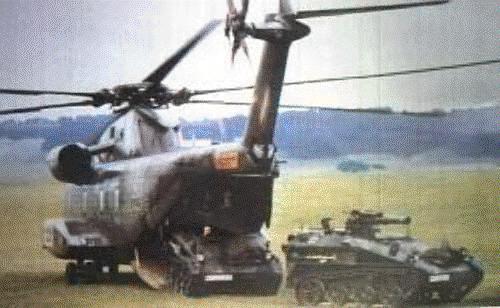 The 3-ton Wiesel used by German Paratroops is heli-parachute transportable with cannon, RRs, mortars